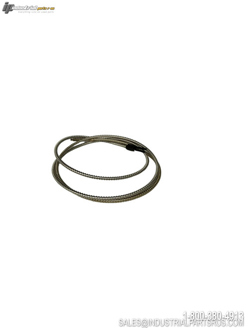 Keyence FU-83C Fiber Optic Sensor Cable with Flexible Armored Construction and Black Connector End