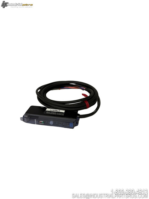 Keyence PS-T1 Photoelectric Sensor with Cable Black Housing LED Indicators Industrial Automation Sensor