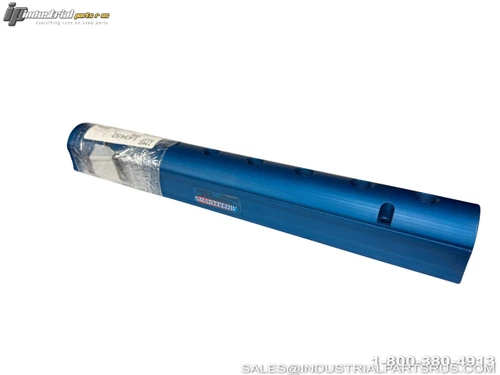 Smartflow 8SA-8-3-2-AZ Blue Aluminum Manifold with Multiple Ports and Threaded Connections