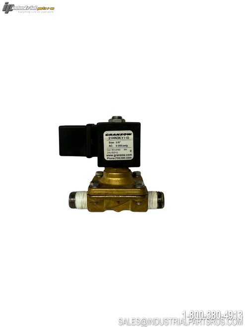 Granzow 21HN3KY110 3/8 Brass Solenoid Valve 24V