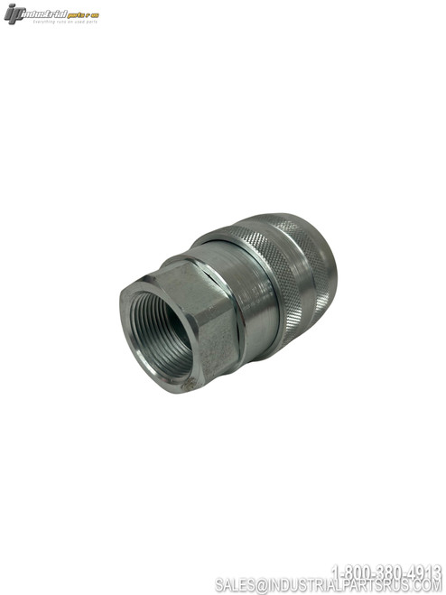 Snap tite 71-3c16 Hydraulic Quick Coupler with threaded connection and knurled sleeve stainless steel construction