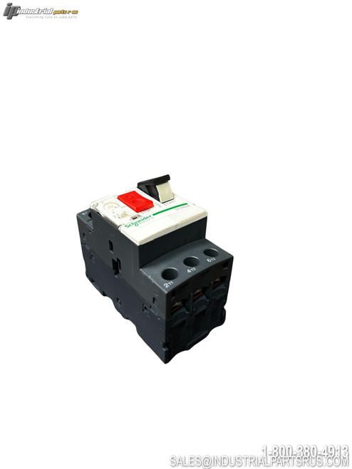 Schneider Gv2meo8 Motor Starter Circuit Breaker with Manual Reset Button and Screw Terminals