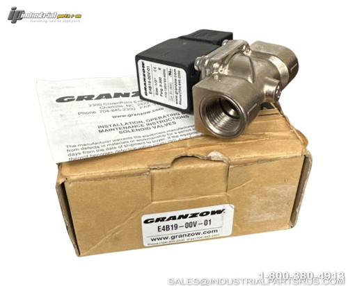 GRANZON E4B19-00V-01 Solenoid Valve Left Side View