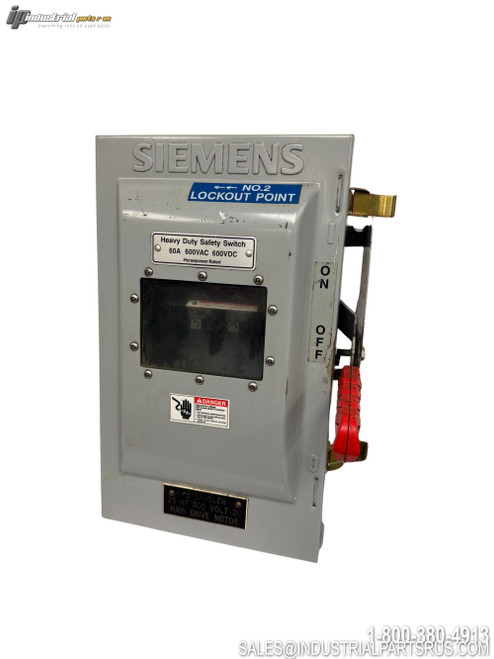 Siemens HNF362JW Disconnect - Photo 1