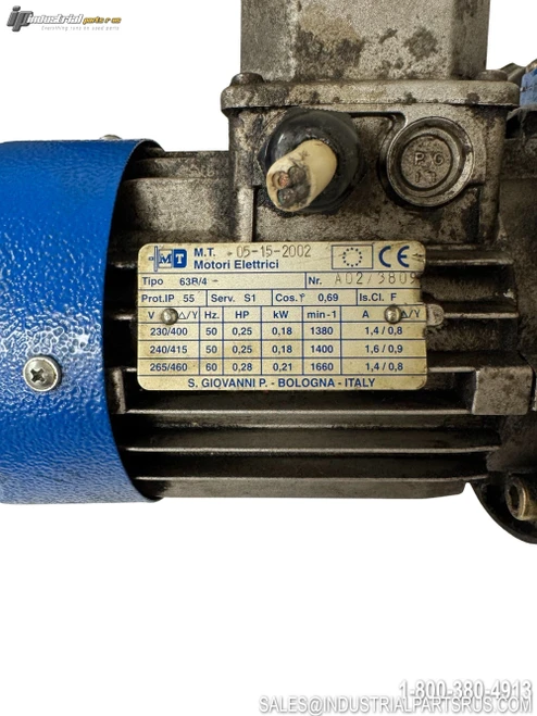Used - Good motovario 63B/4 AC Motor Image 2