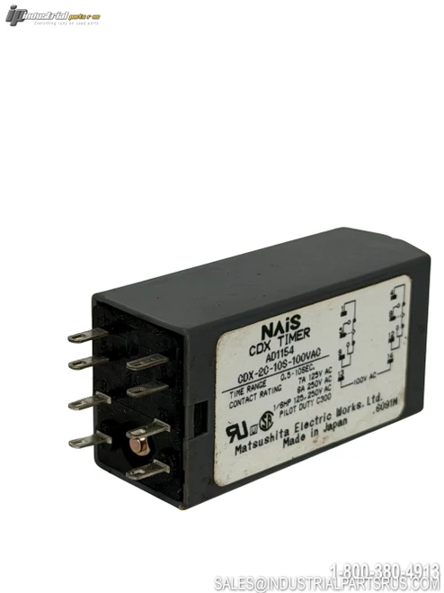 Nais CDX-2C-10S-100VAC Time Delay Relay Image 2