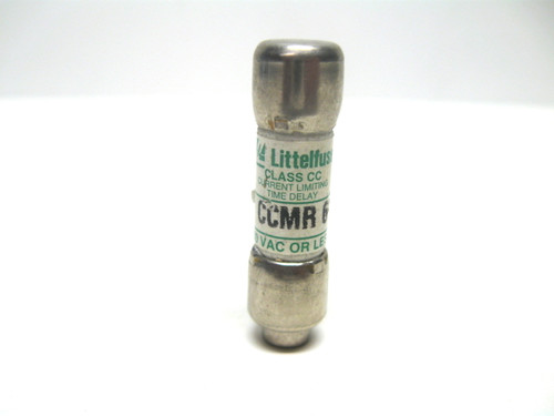 Littelfuse CCMR-6 Fuse 6 Amp, 600 Vac Class CC Time Delay New