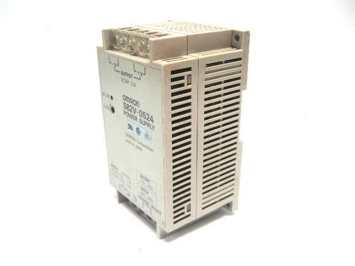 Omron S82V-0524 Power Supply 100-240 Vac Input, 24 Vdc Output, 2.1 Amp