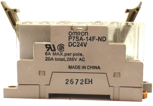 新品未使用　オムロン G7SA-5A1B 20個 P7SA-14F-ND 20個 Omron G7SA-5A1B Safety Relay w/ P7SA-14F-ND Relay Socket, 24V DC