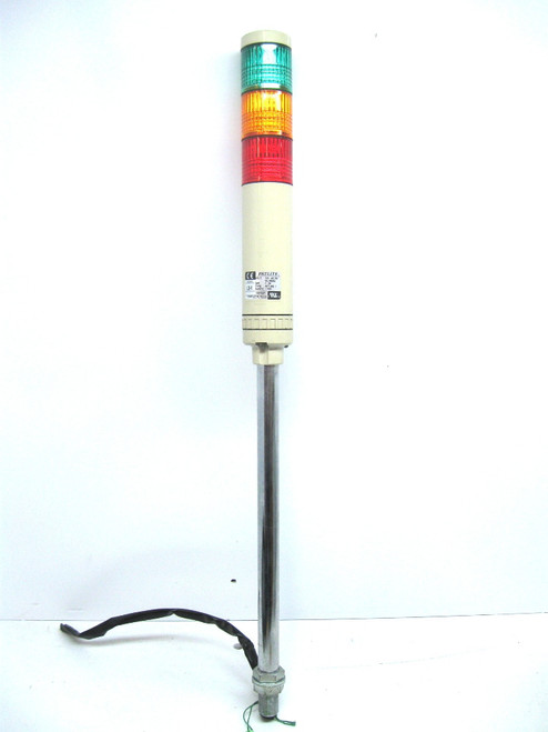 Patlite LCE-T Tower Stack Light, Red, Amber, Green 24 Vac/Vdc