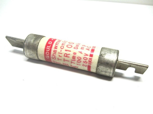 Gould Shawmut TR100R TIme Delay Fuse 100 Amp 250 Vac