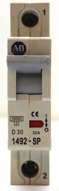 Allen Bradley 1492-SP1D300 1 Pole 30 Amp 240/415Vac Ser C Circuit Breaker