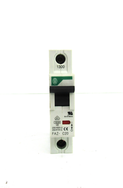 Klockner Moeller FAZ-C20  Circuit Breaker. 230/400Vac 1Pole