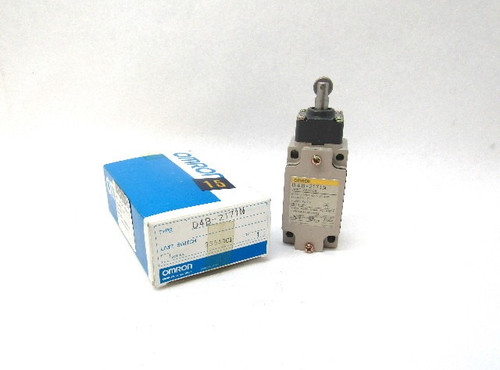 Omron D4B-2171N Safety Limit Switch, Top Roller, 1NC/1NO, IP67, New