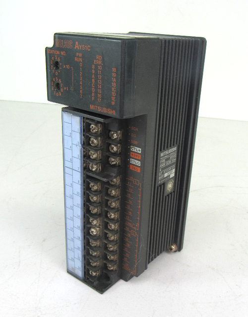 Mitsubishi Melsec AY51C Output Module 24Vdc 0.3A