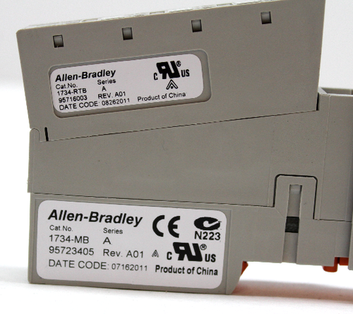 Allen Bradley 1734-MB Ser. A Base with 1734-RTB Ser. A Terminal Module