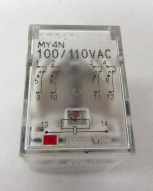 Omron MY4N Relay 3PDT 14 Point 100-110VAC 5A