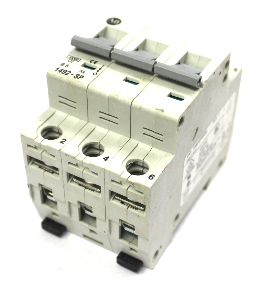 Allen Bradley 1492-SP3B050 3 Pole 2 Amp 415Vac Ser C Circuit Breaker