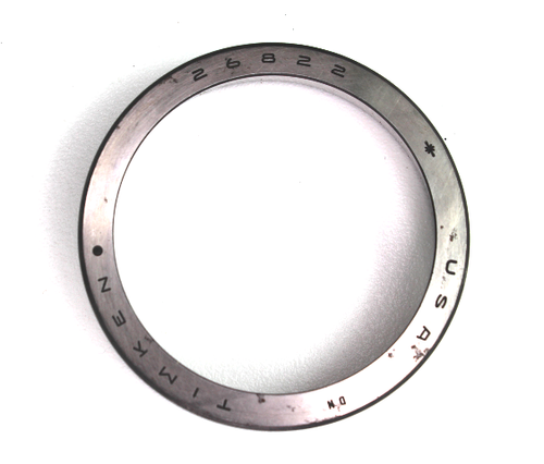 Timken 26822 Tapered Roller Bearing Outer Race Cup, Steel, 3.125