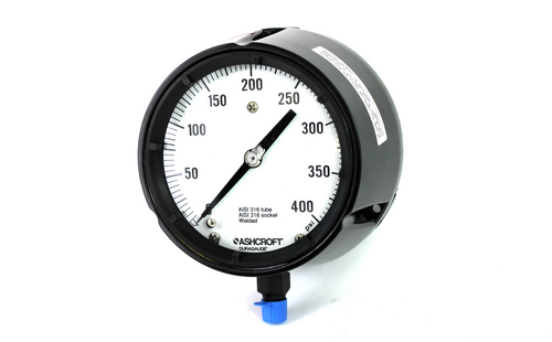 Ashcroft 45-1279-88L-02L-400 Duragauge Pressure Gauge, 4 1/2 Ashcroft 45-1279-88L-02L-400 Duragauge Pressure Gauge, 4 1/2