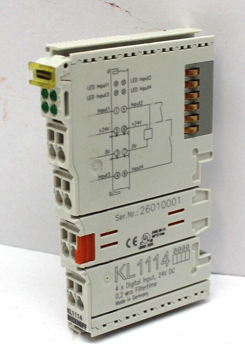 Beckhoff KL1012 Digital Input Terminal Module – 2 Channel, 24VDC, 0.2ms Filter – Used Tested