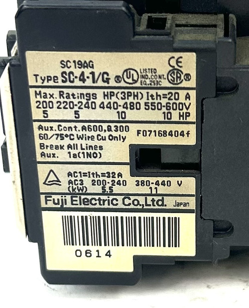FUJI ELECTRIC SC-N12(400) AC 380-450V MAGNATIC CONTACTOR FREE FAST SHIPPING