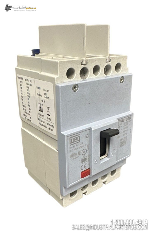 WEG DWB160B Molded Case Circuit Breaker Frame Size 160 DWB Series