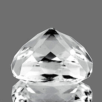 12.5x10.5 mm Cushion 8.68cts AAA Fire Luster Natural Brilliant White Topaz [Flawless-VVS]