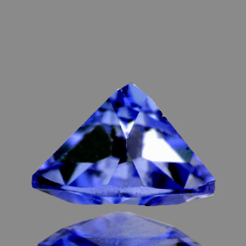 5.80 mm Trillion AAA Luster Natural Intense Purple Blue Tanzanite [Flawless-VVS]-AAA Grade