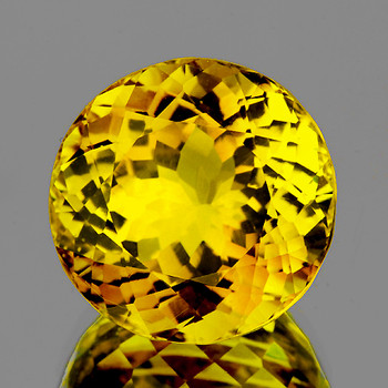 13.00 mm Round 11.74cts Top Luster Natural Mystic Yellow Topaz [Flawless-VVS]