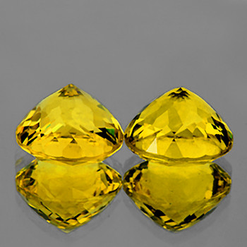 4.30 mm Round 2pcs AAA Fire Luster Natural Intense Yellow Mali Garnet [Flawless-VVS]