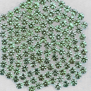 1.90 mm Round 25 pcs Machine Cut Natural Rich Green Sapphire [Flawless-VVS]