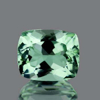 11x9 mm Cushion 4.73cts AAA Fire Luster Natural Mint Green Apatite [Flawless-VVS]