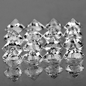 1.80 mm Round 30 pieces AAA Fire Luster Natural Brilliant White Sapphire [Flawless-VVS]