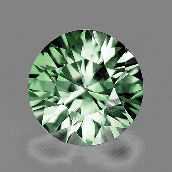 4.20 mm Round 1 piece Extreme Brilliancy Natural AAA Ceylon Green Sapphire [Flawless-VVS]-AAA Grade
