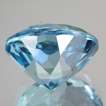 8.00 mm Heart 1 piece AAA Luster Natural Top Sky Blue Topaz [Flawless-VVS]