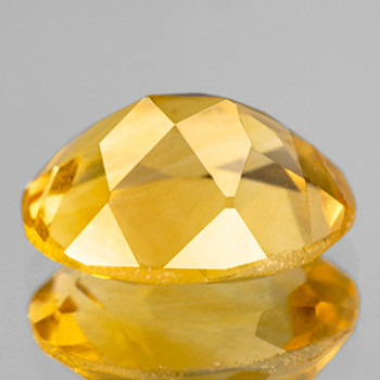 9x7 mm Oval 1 piece AAA Fire Luster Natural Golden Yellow Citrine [Flawless-VVS]