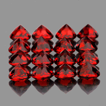 2.30 mm Round 50 pieces AAA Fire Luster Natural Red Mozambique Garnet [Flawless-VVS]