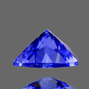 6.00 mm Trillion 0.60ct Fire Luster Natural Intense Purple Blue Tanzanite [Flawless-VVS]