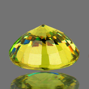 4.70 mm Round 0.52ct AAA Luster Natural Madagascar Yellow Sapphire [Flawless-VVS]