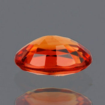5.5x4.5 mm Oval 0.60ct AAA Fire Luster Natural Intense Orange Sapphire [Flawless-VVS]