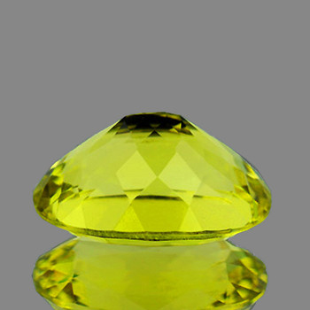 15x11 mm Oval 1 piece AAA Top Fire Luster Natural Green Gold Lemon Quartz [Flawless-VVS]