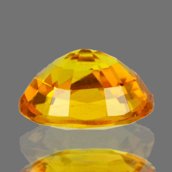 6.5x5.5 mm Oval 0.90ct AAA Fire Luster Natural Top Intense Yellow Sapphire [Flawless-VVS]-AAA Grade
