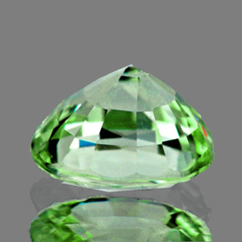 7.5x6 mm Oval 1.48cts Sparkling Luster Natural Brilliant Neon Green Tourmaline [Flawless-VVS]