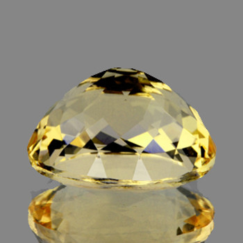 10x8 mm Oval 2.74ct Brilliant Luster Natural Golden Yellow Beryl 'Heliodor' [Flawless-VVS]