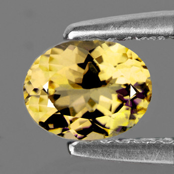 11x8 mm Oval 2.54ct Brilliant Luster Natural Golden Yellow Beryl 'Heliodor' [Flawless-VVS]