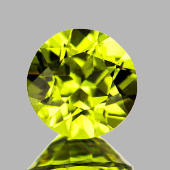 6.00 mm Round 0.98ct Fire Luster Natural Brilliant Canary Yellow Mali Garnet [Flawless-VVS]