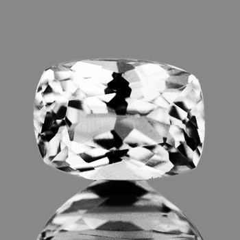 14x10 mm Cushion 6.04cts AAA Fire Luster Natural Brilliant White Topaz [Flawless-VVS]