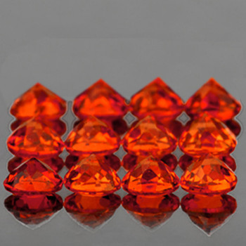 4.30 mm Round 12 pieces AAA Fire Luster Natural Top Madeira Orange Red Citrine [Flawless-VVS]