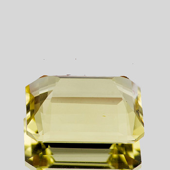10x7.5 mm Octagon 2.45ct Brilliant Luster Natural Sparkling Yellow Beryl 'Heliodor' [Flawless-VVS]